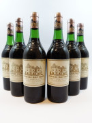 6 bouteilles CHÂTEAU HAUT BRION 1973 1er GC Pessac Léognan (4 à 3 cm, 1 à 4 cm, 1 à 5 cm, 3 bouchons léger enfoncés