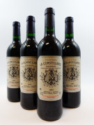 4 bouteilles CHÂTEAU LA CONSEILLANTE 1983 Pomerol (étiquettes léger tachées)