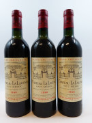 11 bouteilles CHÂTEAU LA LAGUNE 1980 3è GC Haut Médoc (4 haute épaule