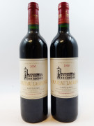 12 bouteilles CHÂTEAU LAGRANGE 2000 3è GC Saint Julien (étiquettes fanées