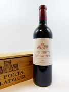 1 bouteille LES FORTS DE LATOUR 2001 Pauillac Caisse bois d'origine