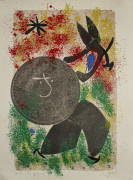 Joan MIRO (1893 - 1983) Le Croc à Phynances II - 1971 Lithographie en couleurs