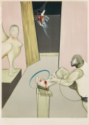 Francis BACON (1909-1992) Oedipe et le Sphinx - 1984