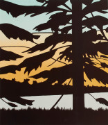 Alex KATZ (né en 1927) Twilight 1 - 2009 Gravure sur bois en couleurs