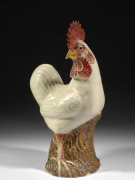 COQ EN PORCELAINE, CHINE, DYNASTIE QING, XVIIIe SIÈCLE