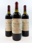 11 bouteilles CHÂTEAU BRANAIRE DUCRU 1982 4è GC Saint Julien (2 légèrement bas, 4 haute épaule, 2 mi épaule, étiquettes très tachées...