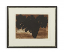 Pierre SOULAGES (Né en 1919) Eau-Forte V - 1957