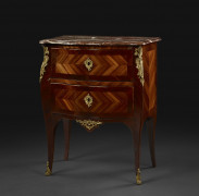 COMMODE D'ÉPOQUE LOUIS XV Estampille de Jacques Dubois