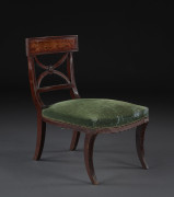 CHAISE D'ÉPOQUE REGENCY D'après un dessin de Thomas Hope (1769-1831)