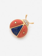 Broche coccinelle