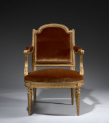 FAUTEUIL À LA REINE D'ÉPOQUE LOUIS XVI Estampille de Georges Jacob