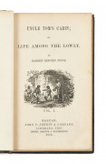 BEECHER STOWE (Harriet)  Uncle Tom's cabin, or, Life among the lowly.