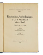 [ARCHÉOLOGIE]  Réunion de 13 volumes des Mémoires de la Délégation archéologique française en Afghanistan.