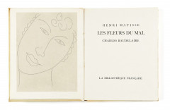 MATISSE.- BAUDELAIRE (Charles)  Les Fleurs du mal.