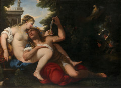 Pietro LIBERI Padoue, 1605 - 1687 Renaud et Armide Huile sur toile