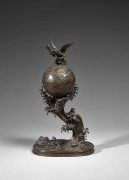 BRÛLE-PARFUM COUVERT EN BRONZE, Japon, époque Meiji (1868-1912)