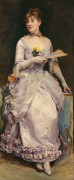 Raymundo de MADRAZO y GARRETA Rome, 1841 - Versailles, 1920 Portrait de Madame Laure Hayman Huile sur toile