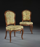 PAIRE DE CHAISES EN CABRIOLET D'ÉPOQUE LOUIS XV Estampille de Jean-Baptiste Boulard