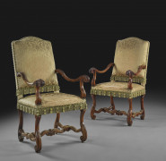 PAIRE DE FAUTEUILS D'ÉPOQUE LOUIS XIV