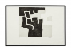 Eduardo CHILLIDA (1924 - 2002) Ahoska II - 1973 Eau-forte en noir