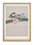 Francis BACON (1909 - 1992) Triptyque - 1975 (George Dyer) Lithographie offset en couleurs