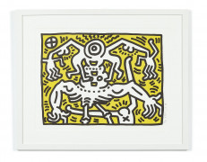 Keith HARING (1958 - 1990) Untitled - 1986 Lithographie en couleurs