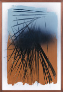 Hans HARTUNG (1904 - 1989) T1966-E34 - 1966 Pastel et acrylique sur carton baryté