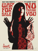 Shepard FAIREY ( OBEY GIANT) (Américain - Né en 1970) War for Sale - 2007 Sérigraphie en couleurs