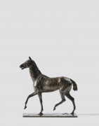 Edgar DEGAS 1834 -1917 Cheval marchant au pas relevé Bronze à patine brune