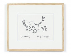 Keith HARING (Américain - 1958 - 1990) Sans titre - 1985 Marqueur sur papier