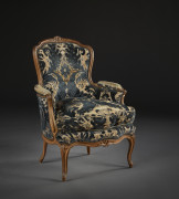 BERGÈRE D'ÉPOQUE LOUIS XV Estampille de Claude I Sené