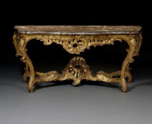 CONSOLE D'ÉPOQUE LOUIS XV, VERS 1740