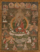 THANGKA DE PADMASAMBHAVA, Tibet, fin du XVIIIe siècle