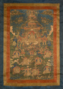 THANGKA DE BODHISATTVA, Tibet, fin du XVIIIe siècle