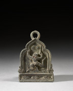 PLAQUE EN BRONZE, Thaïlande, style de Srivijaya, IXe-Xe siècle