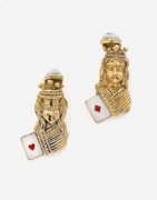 FRASCAROLO  Boutons de manchette en or et émail  A pair of enamel and gold cufflinks