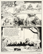 Albert UDERZO  1927-2020 Les Aventures d’Astérix le gaulois - Tome 18 Les Lauriers de César Encre de Chine sur papier pour l...