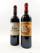 2 bouteilles 1 bt : CHÂTEAU BEYCHEVELLE 1998 4è GC Saint Julien (étiquette sale et léger déchirée)