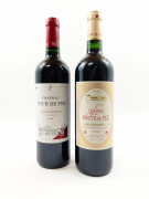 12 bouteilles 6 bts : CHÂTEAU LES HAUTS DE PEZ 2005 St Estèphe (étiquettes sales tachées)