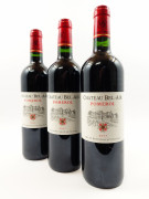 6 bouteilles CHÂTEAU BEL AIR 2013 Pomerol (étiquettes fanées)