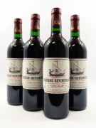 4 bouteilles CHÂTEAU BEYCHEVELLE 1995 4è GC Saint Julien (étiquettes léger déchirées)
