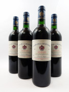 4 bouteilles CHÂTEAU CLOS DE L'ORATOIRE 1995 GC Saint Emilion (base goulot)