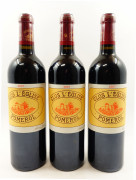3 bouteilles CLOS L'EGLISE 2007 Pomerol