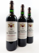 12 bouteilles CHÂTEAU DE FIEUZAL 1998 CC Pessac Léognan Caisse bois d'origine