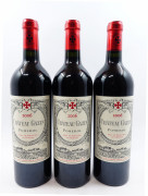 3 bouteilles CHÂTEAU GAZIN 2006 Pomerol