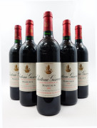 5 bouteilles CHÂTEAU GISCOURS 1995 3è GC Margaux (étiquettes léger tachées)