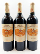3 bouteilles CHÂTEAU LES CARMES HAUT BRION 2005 Pessac Léognan