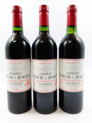 12 bouteilles CHÂTEAU LYNCH BAGES 1995 5è GC Pauillac (1 légèrement bas
