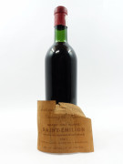 1 bouteille CHÂTEAU GRAND BARRAIL LAMARZELLE FIGEAC 1961 GC Saint Emilion (base goulot, étiquette à part, tachée, déchirée