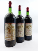 6 magnums CHÂTEAU LA MARZELLE 1981 GCC Saint Emilion (3 base goulot, 2 légèrement bas